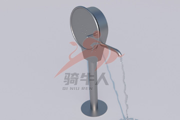 手搖式琵琶造型取水器
