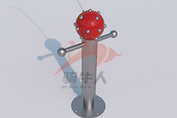 星球帶小球紅色噴漆射水槍