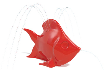 魚(yú)身噴水